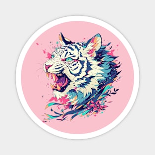 white tiger Magnet